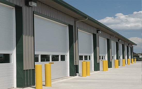 A Commercial Building with Upwardor® Commercial Overhead Door
