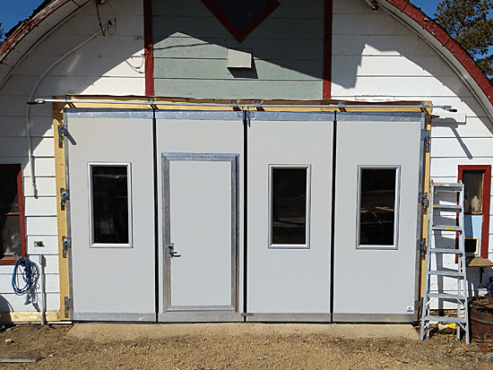 An Old Agricultural Building with New FINDOOR Doors