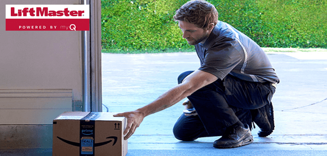 myQ Remote Opening Door for Delivery.