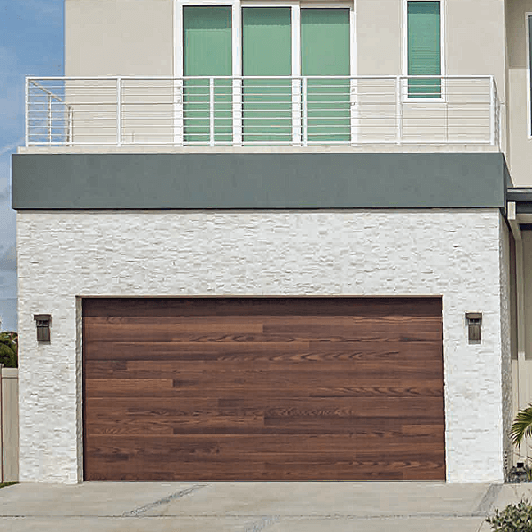 Planks shown in accents woodtones dark oak.