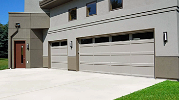 A versatile, staple garage door style.