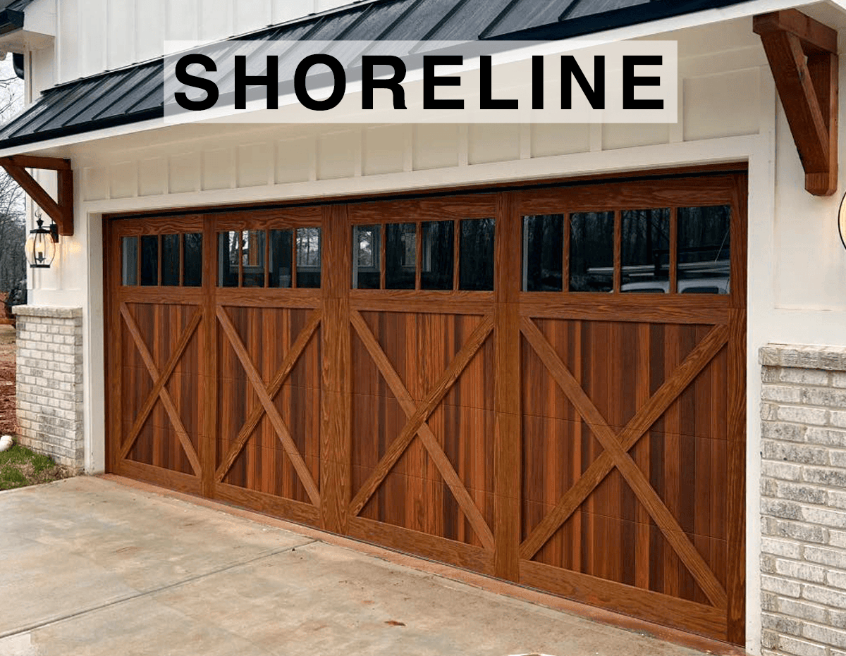 A Home with New CHI Skyline Collection Garage Door - Banner