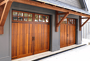 Overlay Carriage House Collection Garage Door.
