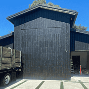 A Home with Flush Mount Garage Door