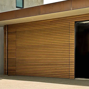 A Home with a Beautiful Flush Mount Door