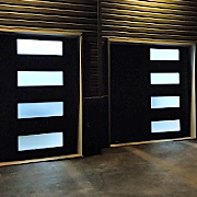 A Building with Garage Doors